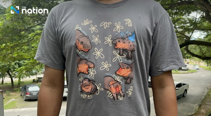 Sosok Kuda Nil Viral di Thailand Mulai Dijadikan Souvenir hingga Gambar Kaos